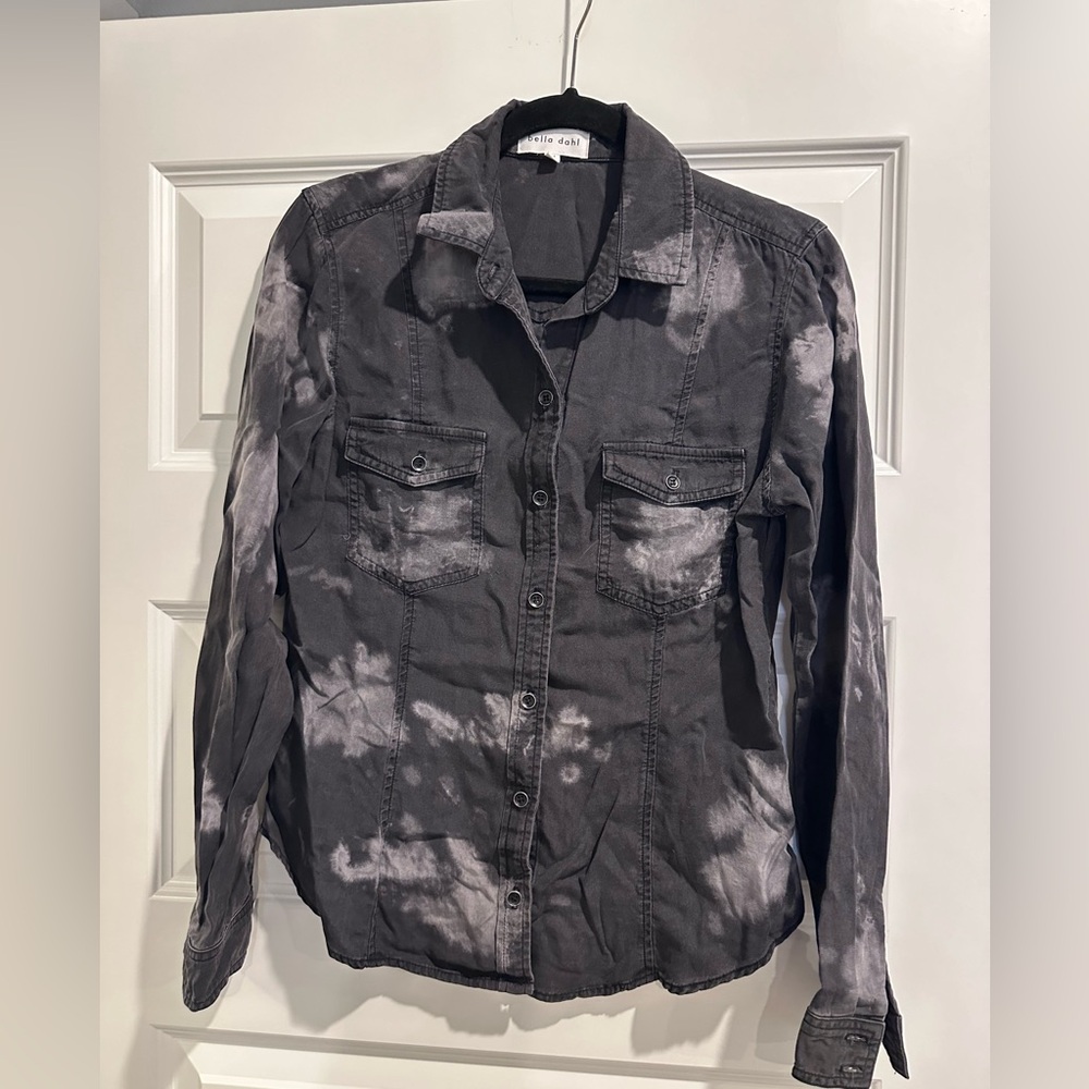 Bella Dahl Tie Dye Western style shirt - size medium